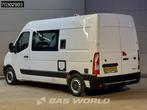 Renault Master 130PK Dubbel Cabine L2H2 Airco Cruise Camera, Auto's, Bestelauto's, Parkeersensor, Stof, Gebruikt, Euro 6