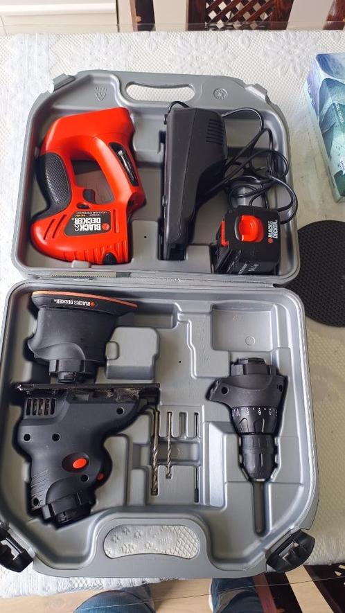 Black & Decker 3-in-1 KC2000 Quattro 12V, Doe-het-zelf en Verbouw, Gereedschap | Schuurmachines, Nieuw, Vlakschuurmachine, Minder dan 600 watt