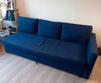 Blauwe IKEA slaapbank, Ophalen, Blauw, Tweepersoons, 140 cm