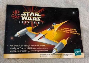 Star Wars Epsiode 1 Merchandiseboekje. ZGAN en NL beschikbaar voor biedingen