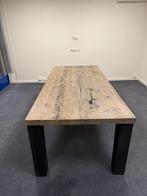 Eettafel greywash, Huis en Inrichting, Tafels | Eettafels, Ophalen, Eikenhout, 200 cm of meer, 50 tot 100 cm