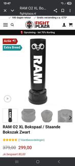 RAM O2 XL Bokspaal / Staande Bokszak Zwart, Sport en Fitness, Ophalen, Overige, Maat M, Nieuw