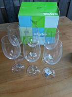 Wijnglazen crystal rood wit, Verzamelen, Glas en Borrelglaasjes, Ophalen, Nieuw, Overige typen