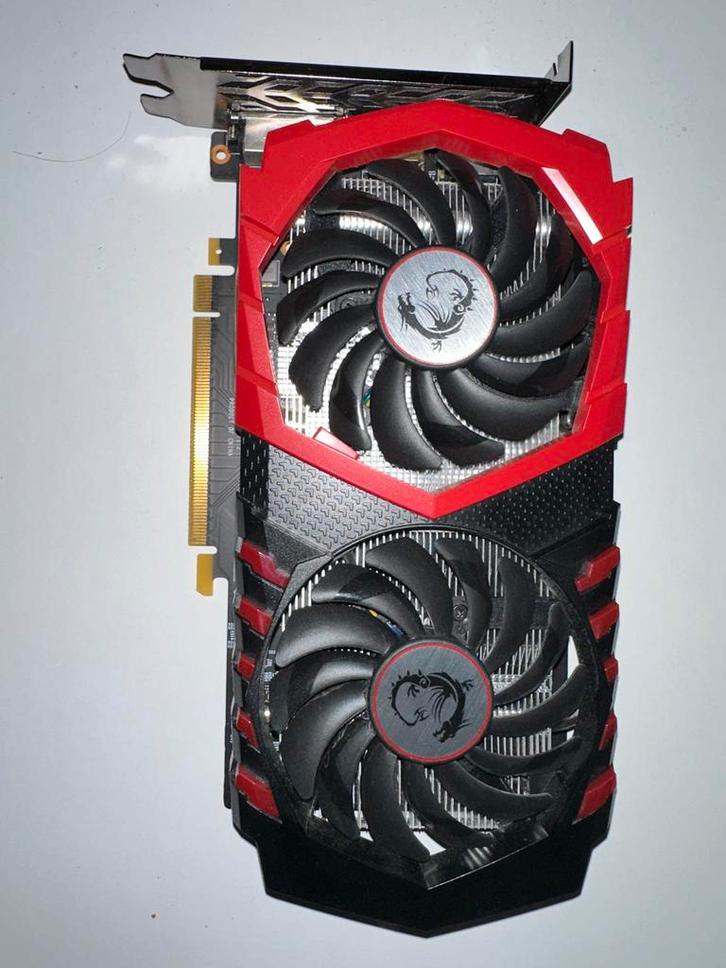 MSI GeForce GTX 1050 Gaming X 2G, Computers en Software, Videokaarten, Gebruikt, Nvidia, PCI-Express 3.0, GDDR5, HDMI, Ophalen of Verzenden