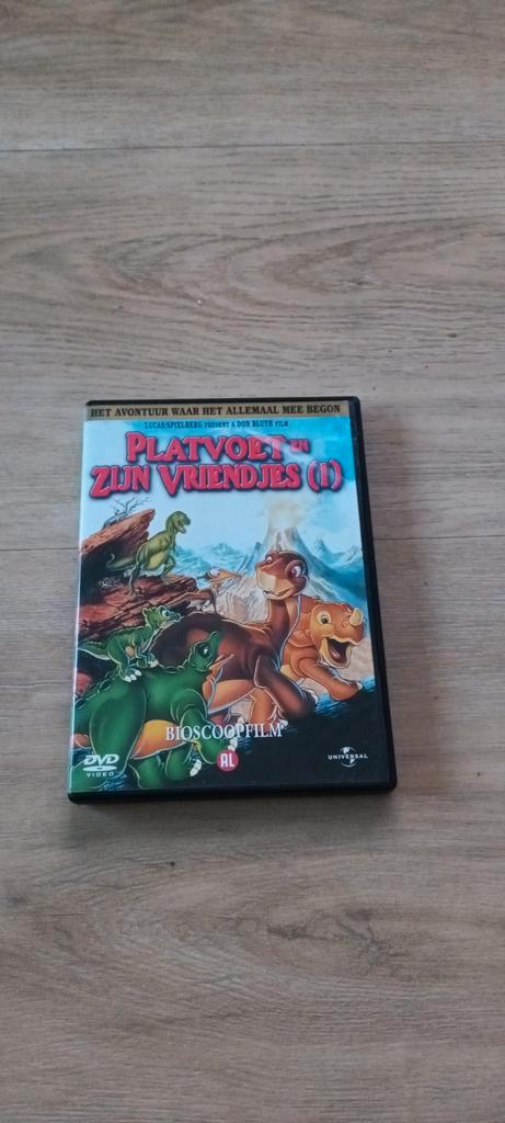 Platvoet en zijn vriendjes dvd Deel 1 Vintage, Cd's en Dvd's, Dvd's | Tekenfilms en Animatie, Zo goed als nieuw, Europees, Alle leeftijden