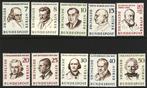 Berlijn 1957 nr. 163 t/m 172, serie beroemde mannen., Verzenden, BRD, Postfris