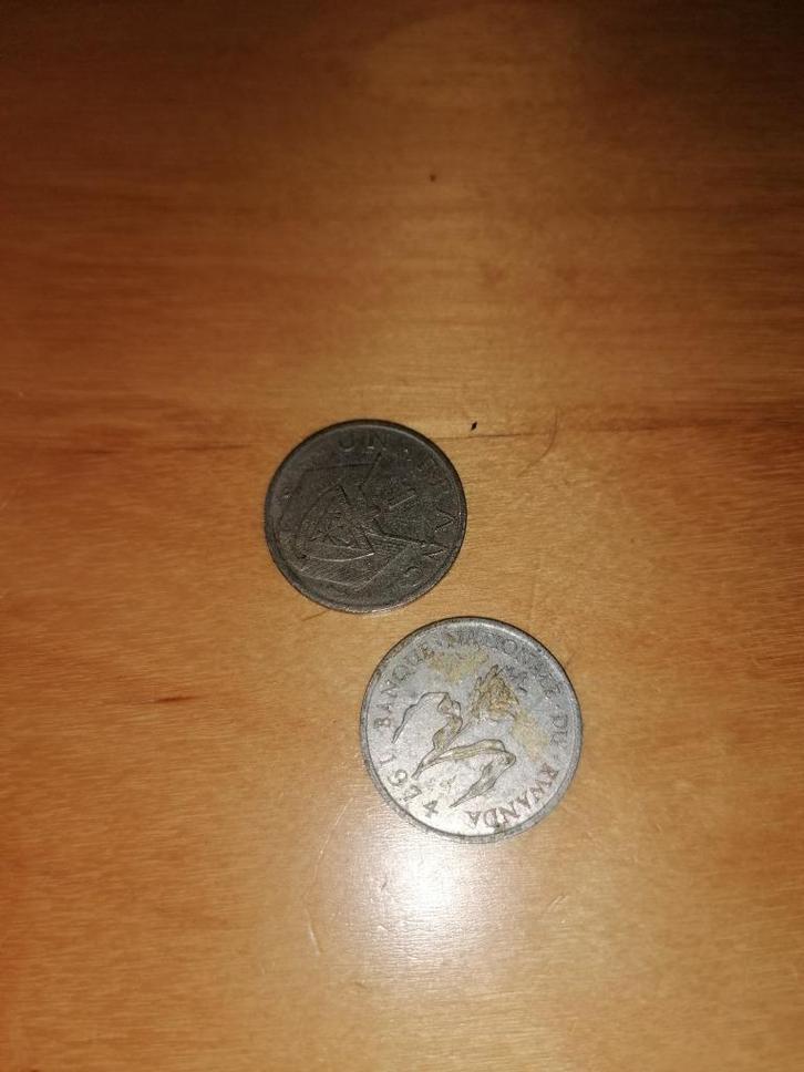 oude munten rwanda, Postzegels en Munten, Munten | Afrika, Overige landen, Ophalen of Verzenden