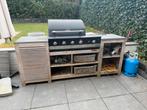 Boretti Buitenkeuken met Teakhouten Meubel, Tuin en Terras, Gasbarbecues, Ophalen, Gebruikt