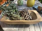 Landelijk vintage houten trog, Ophalen of Verzenden, Rechthoekig, Hout