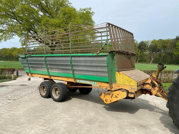 hagedorn opraapwagen ladewagen, Zakelijke goederen, Agrarisch | Werktuigen, Overige, Oogstmachine