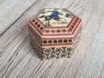 Mooie Antiek Vintage Perzische Khatam Sieraden Trinket Doos, Antiek en Kunst, Verzenden