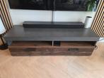 Tv meubel. Hout/ grijs, Ophalen, Zo goed als nieuw, 25 tot 50 cm, Minder dan 100 cm
