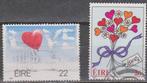 2795. Ierland 553/54 gest. Valentijnsdag, Verzenden, Ierland, Gestempeld
