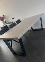 Eettafel Laren Woonexpress - betonlook beton, Huis en Inrichting, Tafels | Eettafels, Ophalen, 100 tot 150 cm, Betonlook, 200 cm of meer