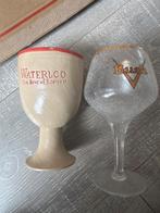 Vintage Bierglazen Waterloo & Bush, Ophalen of Verzenden