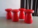 4st Serralunga Porcino stool paddenstoel kruk design krukken, Ophalen, Gebruikt, Kunststof