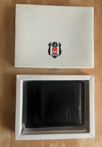 Besiktas Portemonnee zwart leer heren officieel nieuwstaat beschikbaar voor biedingen