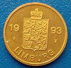 Legpenning Rijksmunt 1993 Limburg  (tombak), Postzegels en Munten, Penningen en Medailles, Verzenden, Overige materialen, Nederland