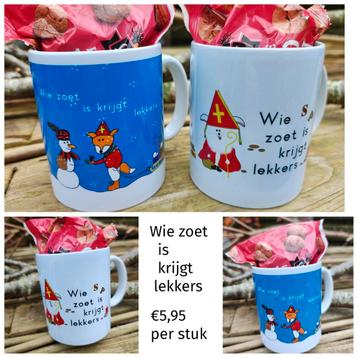 Bekers Wie zoet is krijgt lekkers  beschikbaar voor biedingen