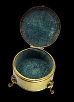 Prachtig juwelendoosje met zéér fijn emaille inleg, Antiek en Kunst, Antiek | Koper en Brons, Verzenden