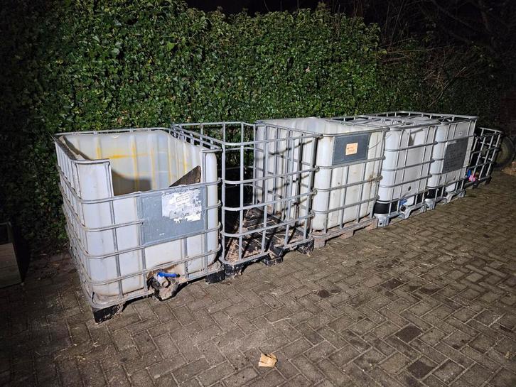 IBC Container voor Houtopslag, Doe-het-zelf en Verbouw, Kratten en Dozen, Ophalen of Verzenden