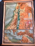 Wandkaart Palestina Wolters Groningen Batavia, Ophalen, Aardrijkskunde