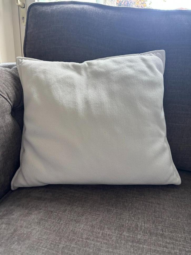 Sierkussens Ikea Ritva 17938 wit katoen, set van 4 kussens., Huis en Inrichting, Woonaccessoires | Kussens, Zo goed als nieuw