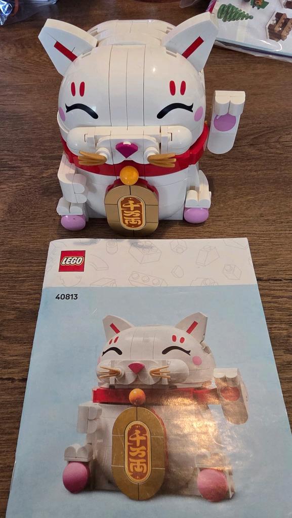 LEGO 40813 LUCKY CAT/ GELUKSKATJE, Kinderen en Baby's, Speelgoed | Duplo en Lego, Zo goed als nieuw, Lego, Complete set, Ophalen of Verzenden