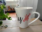 Mok - beker - met tekst: My coffee (nieuw), Keramiek, Nieuw, Ophalen of Verzenden, Overige stijlen