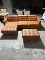 Landskrona Leren ikea hoekbank 6 maanden oud, Huis en Inrichting, Ophalen of Verzenden, Zo goed als nieuw