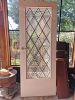 Zware stmpe binnendeuren glas in lood ( duurdere segment), Ophalen, Minder dan 80 cm, ., Binnendeur