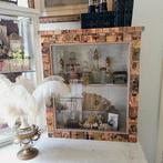 Antiek vitrine kastje in Victoriaanse stijl., Antiek en Kunst, Ophalen of Verzenden