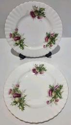 Royal Albert Highland Thistle ontbijtbord 2 st, Ophalen of Verzenden