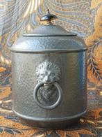 Mooie antieke Craftsman tabakspot uit Engeland 18,5 cm., Antiek en Kunst, Antiek | Tin, Ophalen of Verzenden