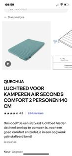 Te koop 2 persoons luchtbed quechua, Caravans en Kamperen, Ophalen of Verzenden