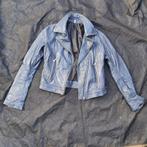 Donkerblauw dames motor jack, Ophalen of Verzenden, Tweedehands, Dames, Jas | leer