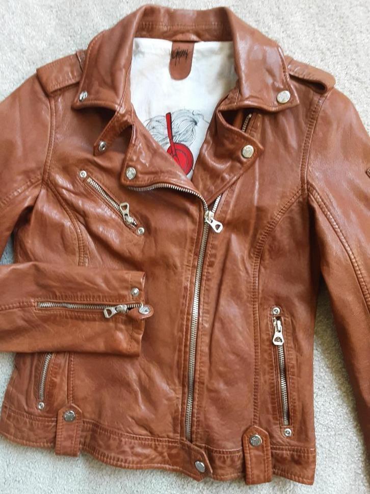 Prachtig leren jasje 'Gipsy' Maat 34, Kleding | Dames, Jasjes, Kostuums en Pakken, Nieuw, Jasje, Maat 34 (XS) of kleiner, Overige kleuren