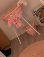 Luma badset roze/wit incl emmer, Kinderen en Baby's, Zo goed als nieuw, Badje, Standaard, Ophalen