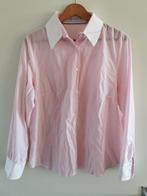 Roze blouse Les Bleus mt 46 ZGAN!

Boordje geruit met blauw., Ophalen of Verzenden, Zo goed als nieuw, Maat 46/48 (XL) of groter