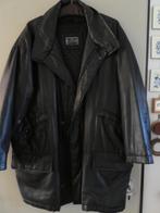 mooie donker bruin leather look jas, Milestone, maat L, Kleding | Heren, Jassen | Winter, Maat 52/54 (L), Bruin, Milestone, Ophalen of Verzenden