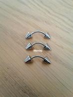 Nieuwe wenkbrauw piercing. Staal. Halter. Gewichten., Ophalen of Verzenden, Zo goed als nieuw, Staal, Oor- of Traguspiercing