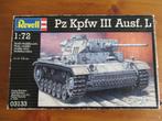 Pz.Kpfw.III ausf.L  (Revell 1/72), Revell, Ophalen of Verzenden, Zo goed als nieuw, Tank