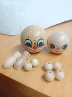 houten kralen, gezicht,handjes en voetjes, Ophalen of Verzenden, Nieuw, Materiaal
