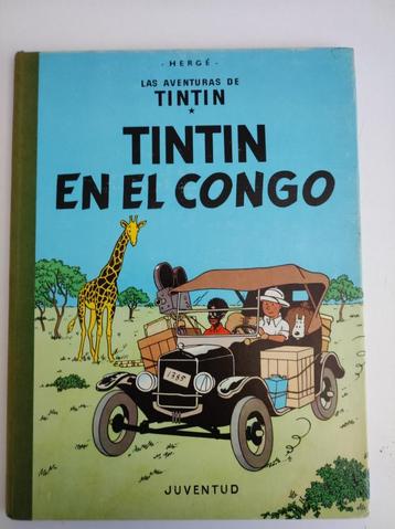 Kuifje hardcover Tintin en el Congo  Spaans 1990 beschikbaar voor biedingen