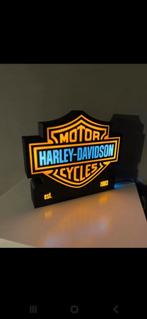 Harley-Davidson lichtreclame met voeding, Motoren, Ophalen of Verzenden, Nieuw