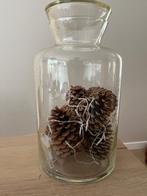 Grote Glazen vaas/pot. 45 cm, Huis en Inrichting, Woonaccessoires | Vazen, Ophalen, Overige kleuren, Minder dan 50 cm, Glas