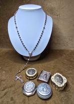 Antieke rozenkransdoosjes met antieke rozenkransen, Ophalen of Verzenden