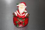 waxine licht kerstman op bal z.g.a.n, Diversen, Kerst, Ophalen of Verzenden, Zo goed als nieuw