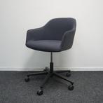 Vitra softshell Vergaderstoel Bureaustoel Antraciet | Zwart