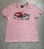 Superdry roze kraanvogel shirt mt 42, Superdry, Maat 42/44 (L), Ophalen of Verzenden, Zo goed als nieuw